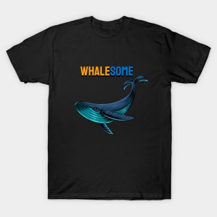 Whalesome - Whale Illustration T-Shirt